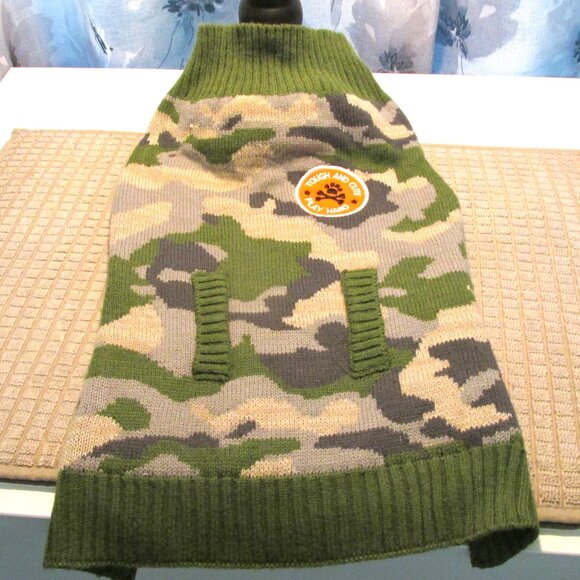 Dog Knit Camouflage Sweater - Picture 1 of 6